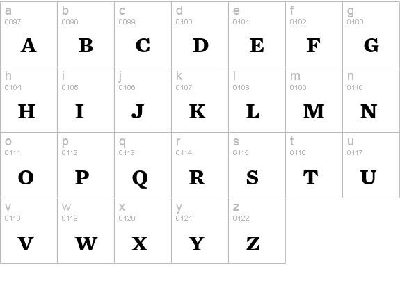 Mercury Text G4 Semibold SC lowercase a-z preview