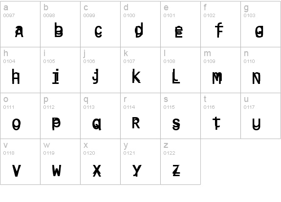 message lowercase a-z preview