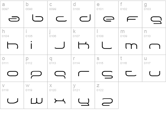 Metamorfozereguler lowercase a-z preview
