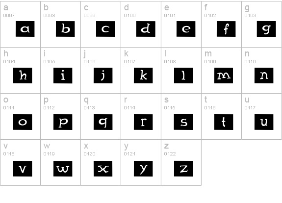 Mex Regular-Two lowercase a-z preview
