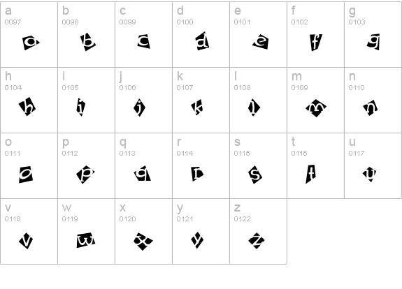 Mex Special-Two lowercase a-z preview