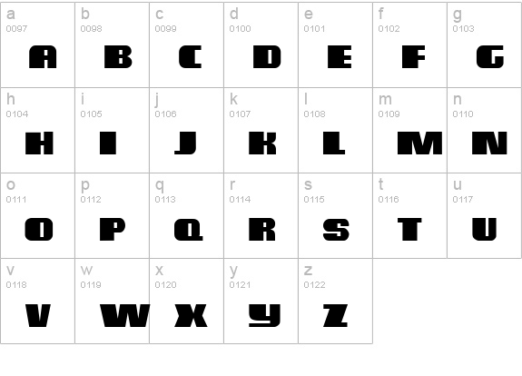 Miele lowercase a-z preview