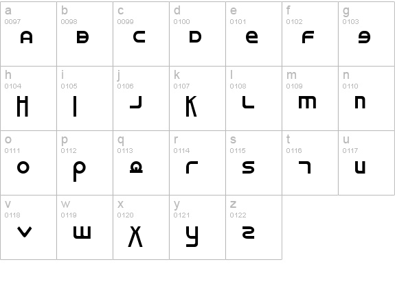 Milk Bar lowercase a-z preview