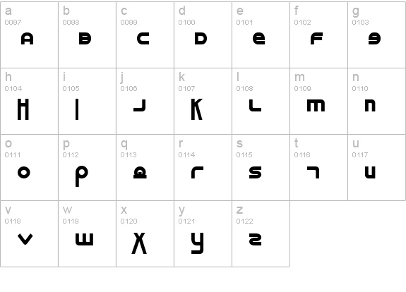 Milk Bar Bold lowercase a-z preview