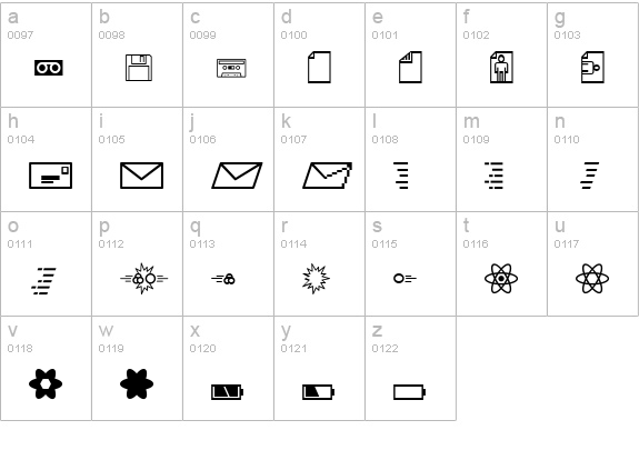 Mini Pics Digidings lowercase a-z preview