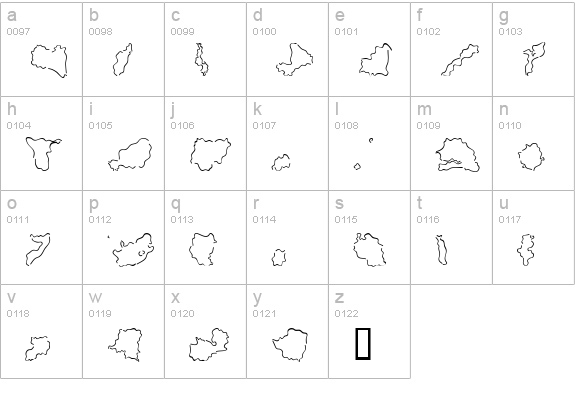 Mini Pics Global S Loose lowercase a-z preview