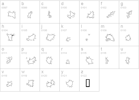 Mini Pics Global S Spurt lowercase a-z preview