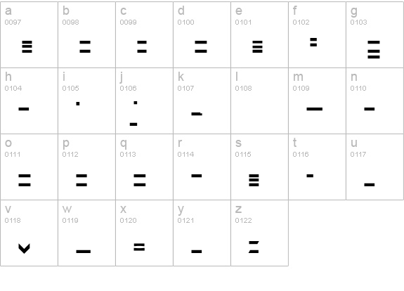 Minimum-BNoirHorizontal lowercase a-z preview