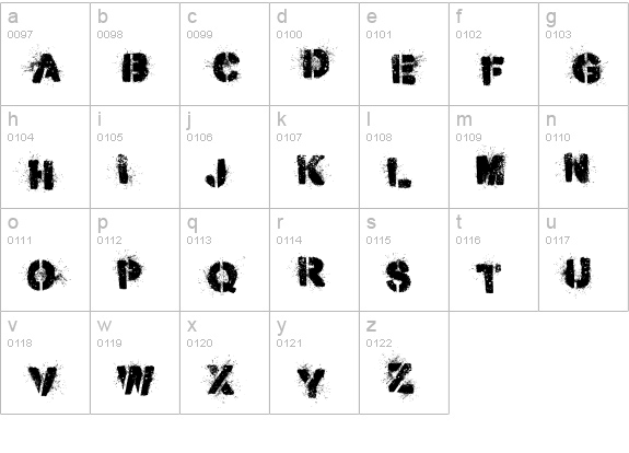 Misdemeanor lowercase a-z preview