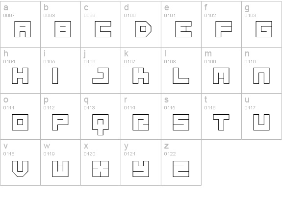 Miss Ellen lowercase a-z preview
