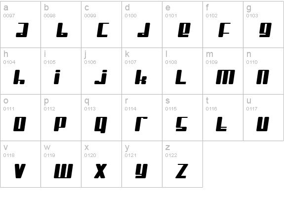 Mister Firley lowercase a-z preview