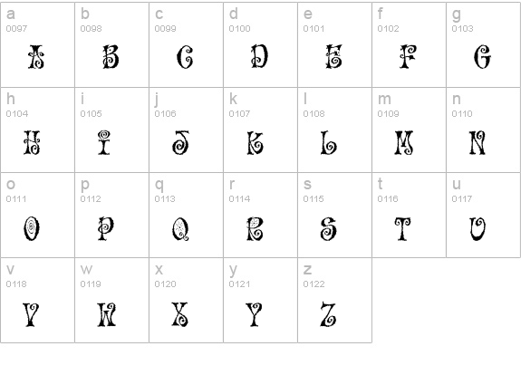 Mo Funky Fresh Std lowercase a-z preview