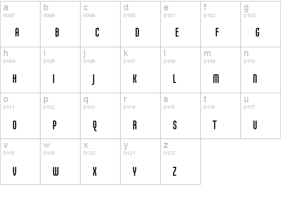 ModulaRoundSansSmallCaps lowercase a-z preview