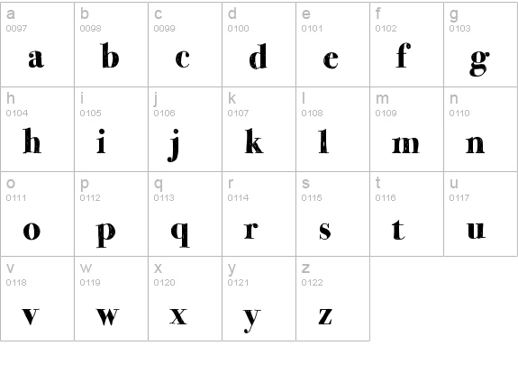 MomsDiner lowercase a-z preview