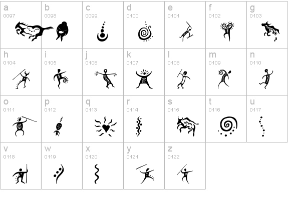 MondKaizen lowercase a-z preview