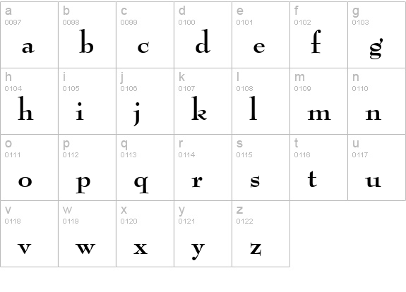Monitor SSi Bold lowercase a-z preview
