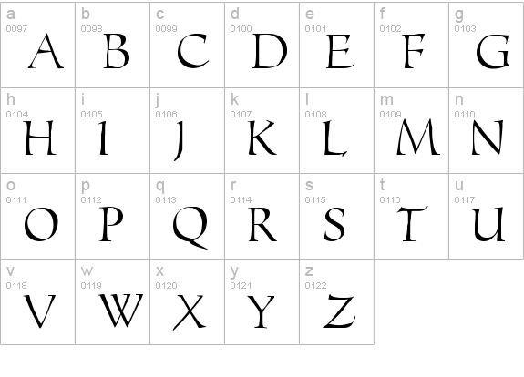 MonogramsToolbox lowercase a-z preview