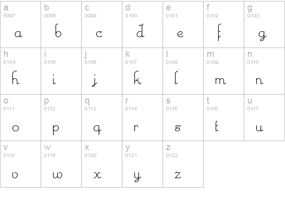 MonteCarloScriptNF lowercase a-z preview
