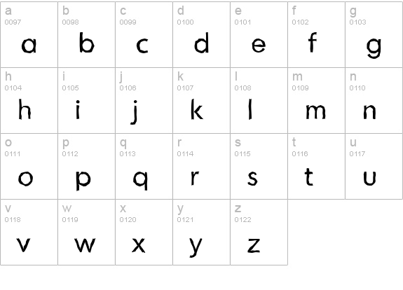 MontrealAntique-Regular lowercase a-z preview
