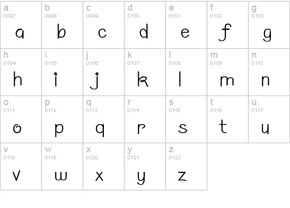 Morning Limerick BTN Exp lowercase a-z preview