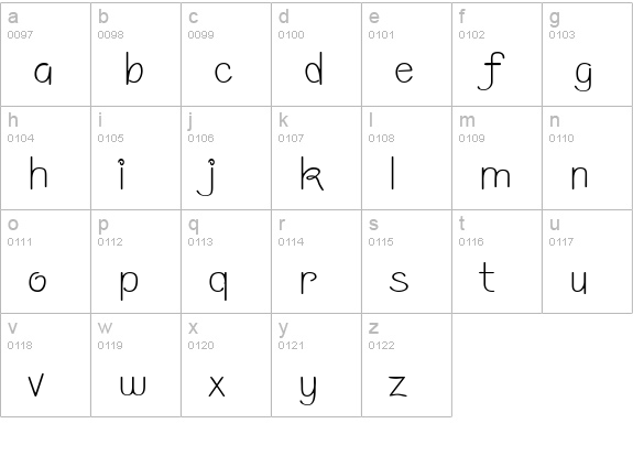 Morning Limerick BTN Exp Lt lowercase a-z preview
