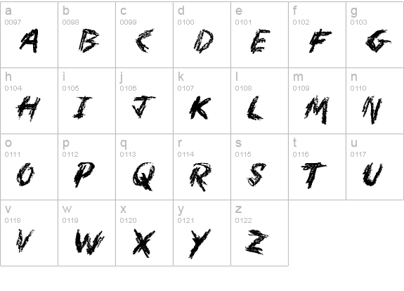 Mother In Law lowercase a-z preview
