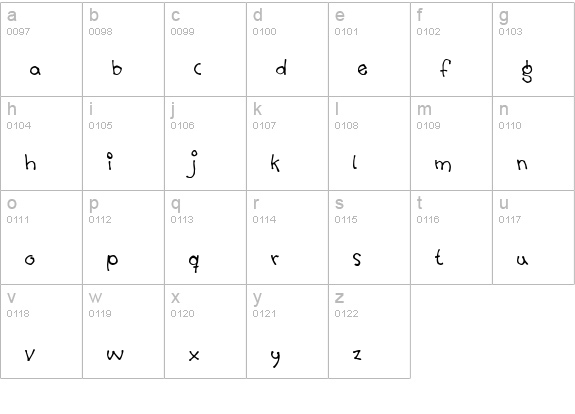 Mouthful of beer lowercase a-z preview
