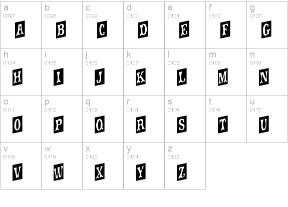 movieola lowercase a-z preview