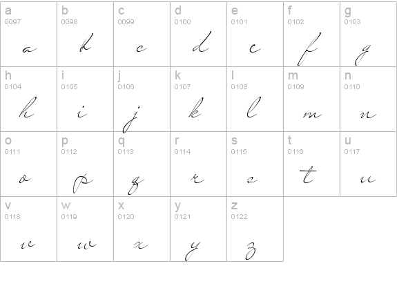 Mr Leopolde lowercase a-z preview
