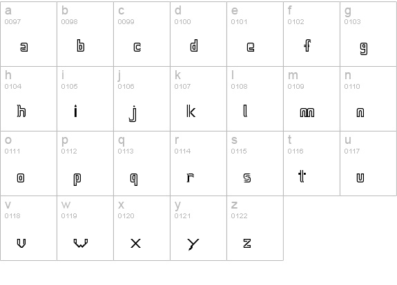 My Best Friend Regular lowercase a-z preview