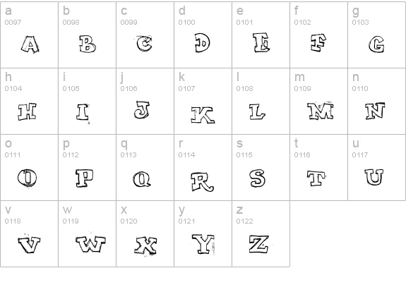 MY TURTLE lowercase a-z preview