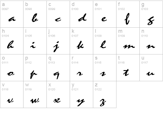Mystic Extended Normal lowercase a-z preview