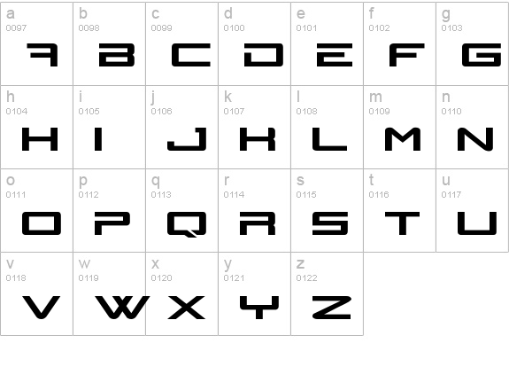 N-Gage lowercase a-z preview