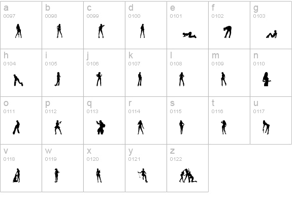 N0RP ICONS #1 lowercase a-z preview