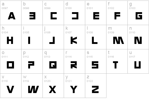 Nasalization Galaxy lowercase a-z preview