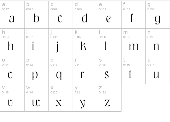 NashvilleSerial-Xlight-Regular lowercase a-z preview