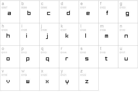 nemoddak12 lowercase a-z preview