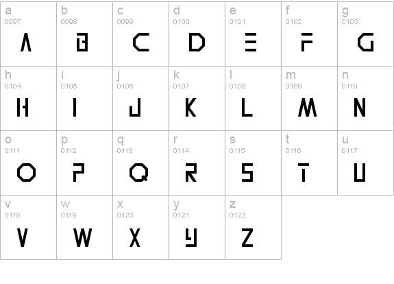 Neon Adventure
 lowercase a-z preview
