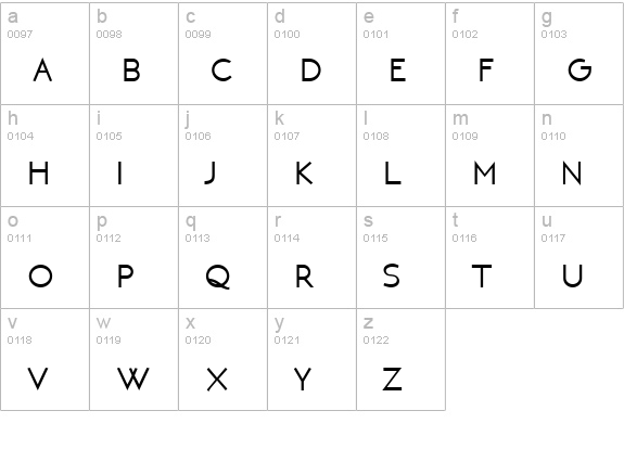 NEOTERIC Bold lowercase a-z preview