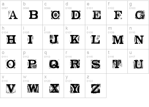 NETWORK VAMPIRES personal lowercase a-z preview