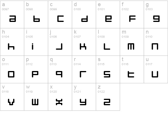 Neustyle Bold lowercase a-z preview
