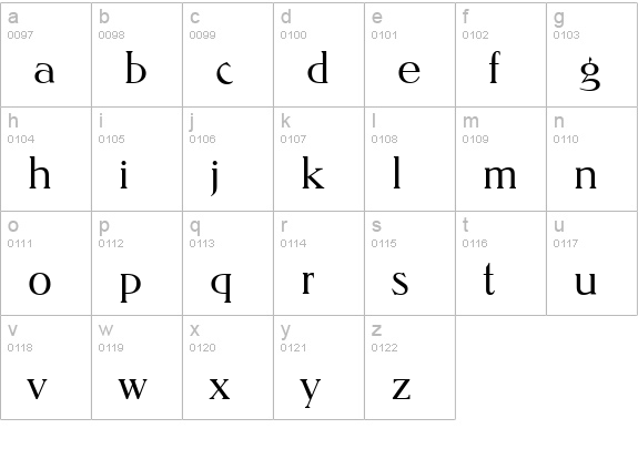 NevadaSerial-Light-Regular lowercase a-z preview
