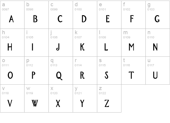 New York-Condensed Bold lowercase a-z preview