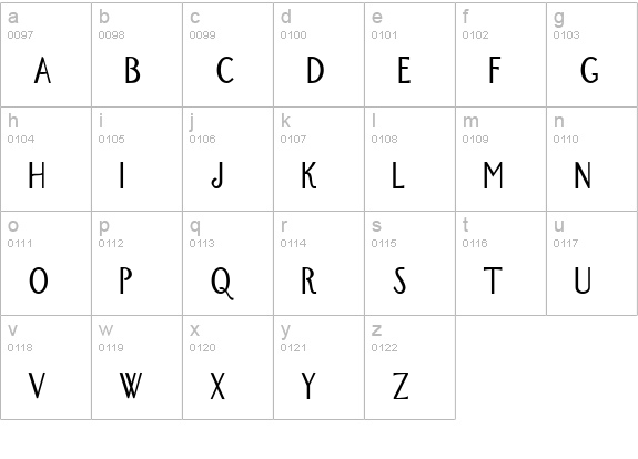 New York-Condensed Normal lowercase a-z preview