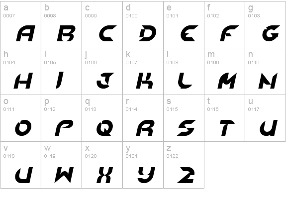 NewDigital Original lowercase a-z preview