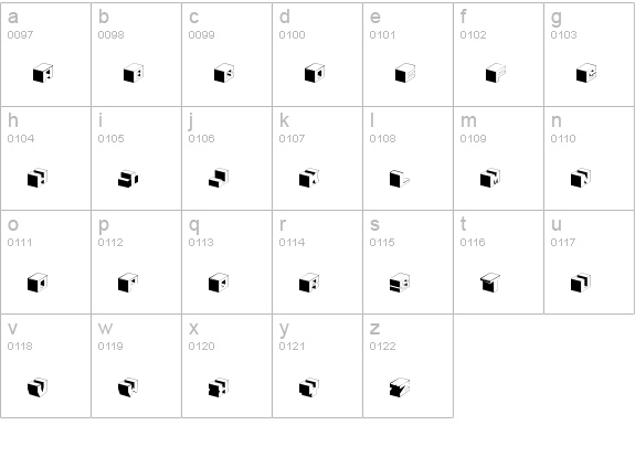 NewKids Normal lowercase a-z preview