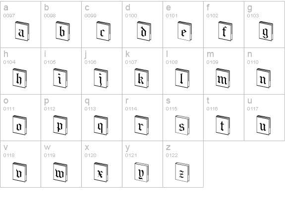 NewLibrary Italic lowercase a-z preview