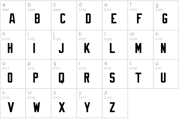 NFL Cardinals lowercase a-z preview