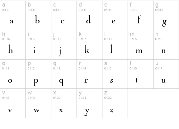 NicolasCocTEEReg lowercase a-z preview