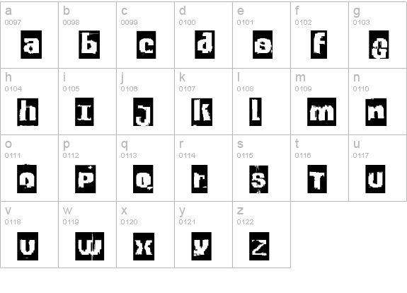 NilNilSixNine lowercase a-z preview